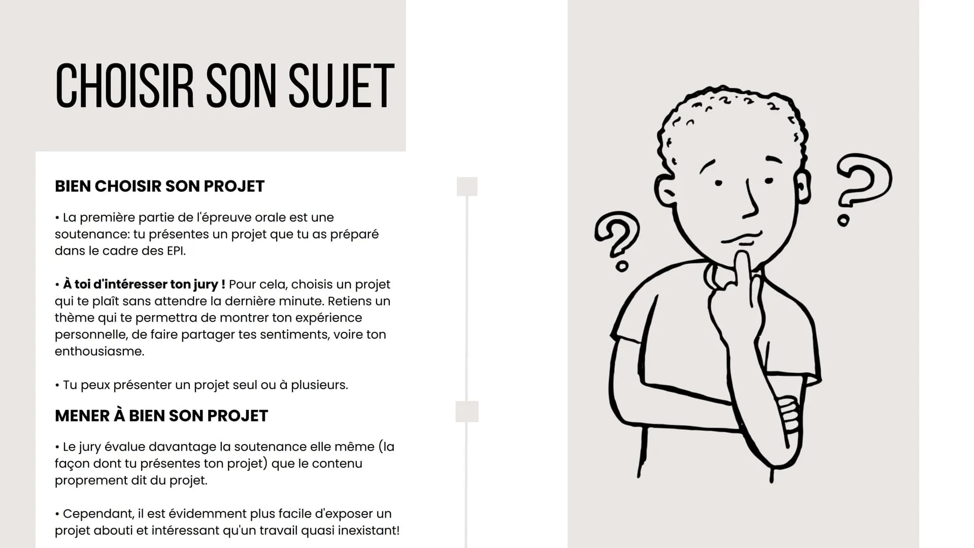 Objectif
BREVET
Tout sur l'épreuve orale du Brevet L'ÉPREUVE ORALE DU
BREVET
De quoi s'agit-il ?
L'épreuve orale du Brevet consiste en la
pr