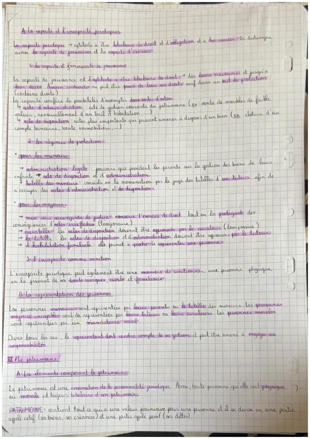 DROIT THEME 3
- Illa personne juridique.
A Identifier et qualifier une personne juridique
reconnu à toutes les personnes physique el morale.