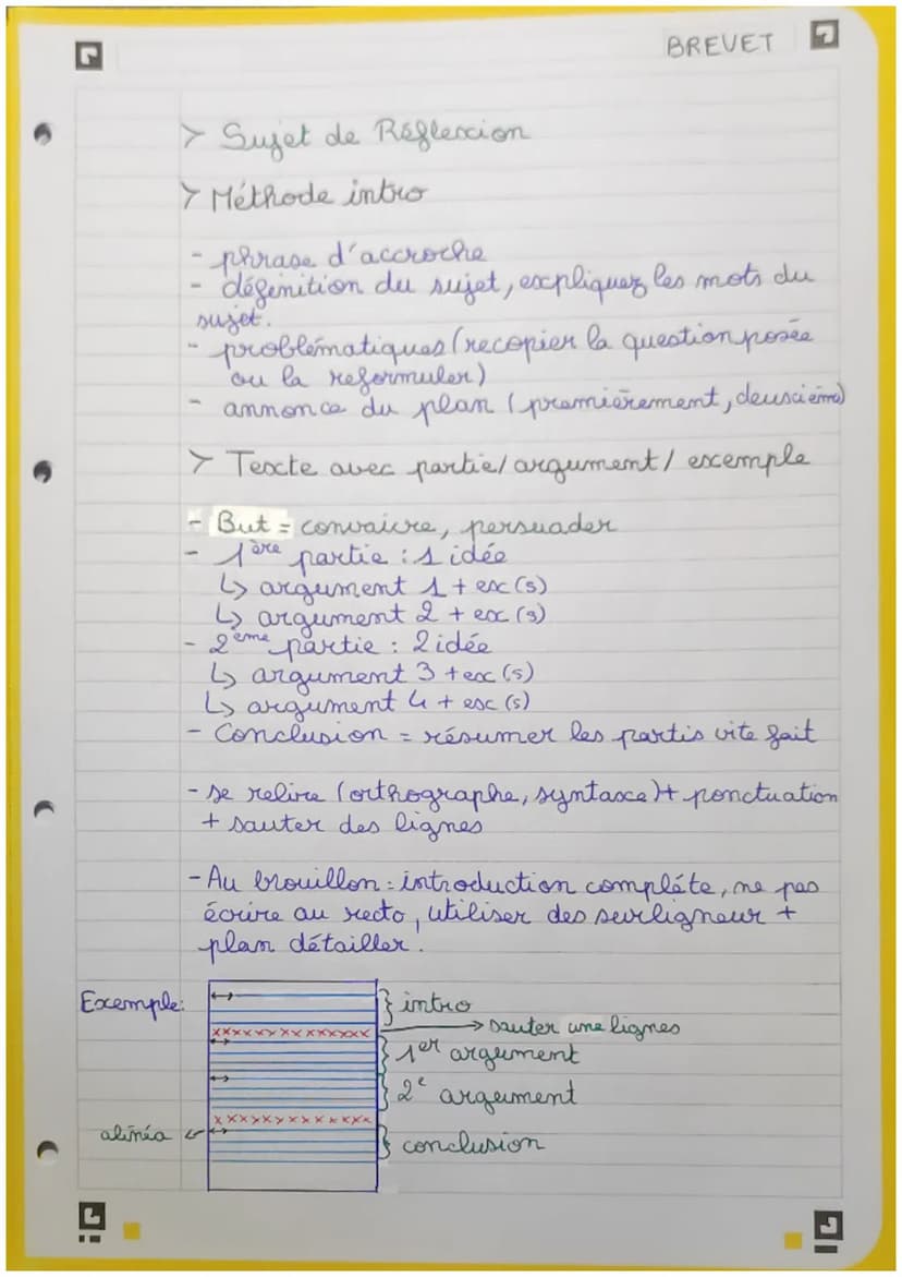 Méthode Dictée
- Bien se relire
Faire les liaisons
BREVET
- Mettre la ponctuation (point, virgule...)
-Sauter des lignes.
-Ecrire propre (po