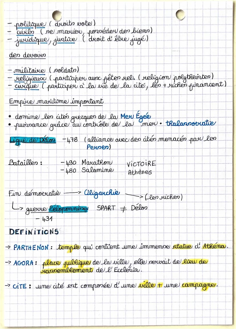 -politique ( droits vote)
avils (ne marier, posséder des biens)
juridique, justice (droit d'être jugé)
den devovis
-
- militaire (soldats)
-