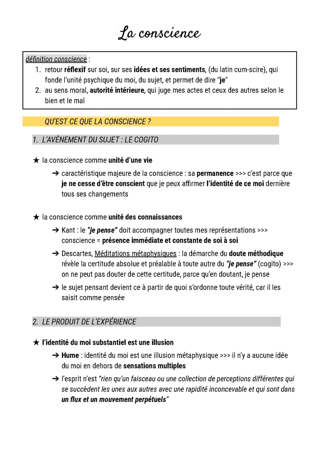 La conscience (philosophie)