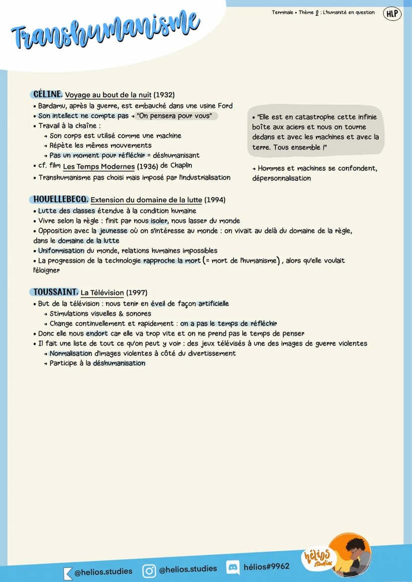 Transhumanisme
●
EUGÉNISME 1883
• Méthodes & pratiques visant à
→ Sélectionner des individus en se
basant sur leurs gènes
→ Éliminer ceux n'