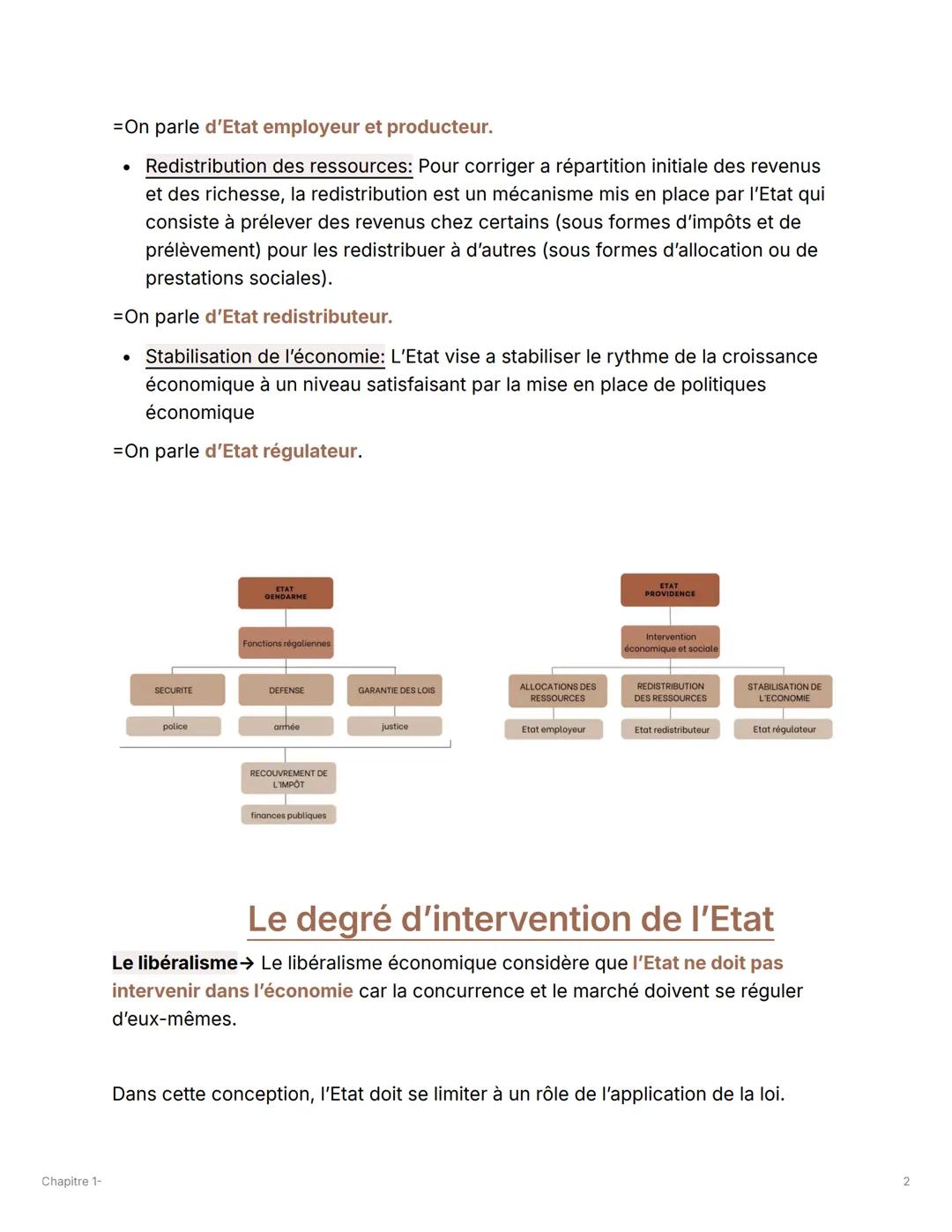 Chapitre 1-
Chapitre 1-
Created @25 janvier 2025 17:50
*État
Pas commencé
L'intervention de l'Etat
Etat gendarme→ Un "gendarme" en ce qu'il 
