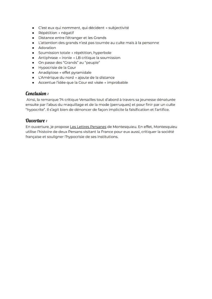 OBJET D'ÉTUDE : La littérature d'idées du XVI° au XVII° siècle - Parcours
associé : La comédie sociale
Étude linéaire 17: La Bruyère, Les ca