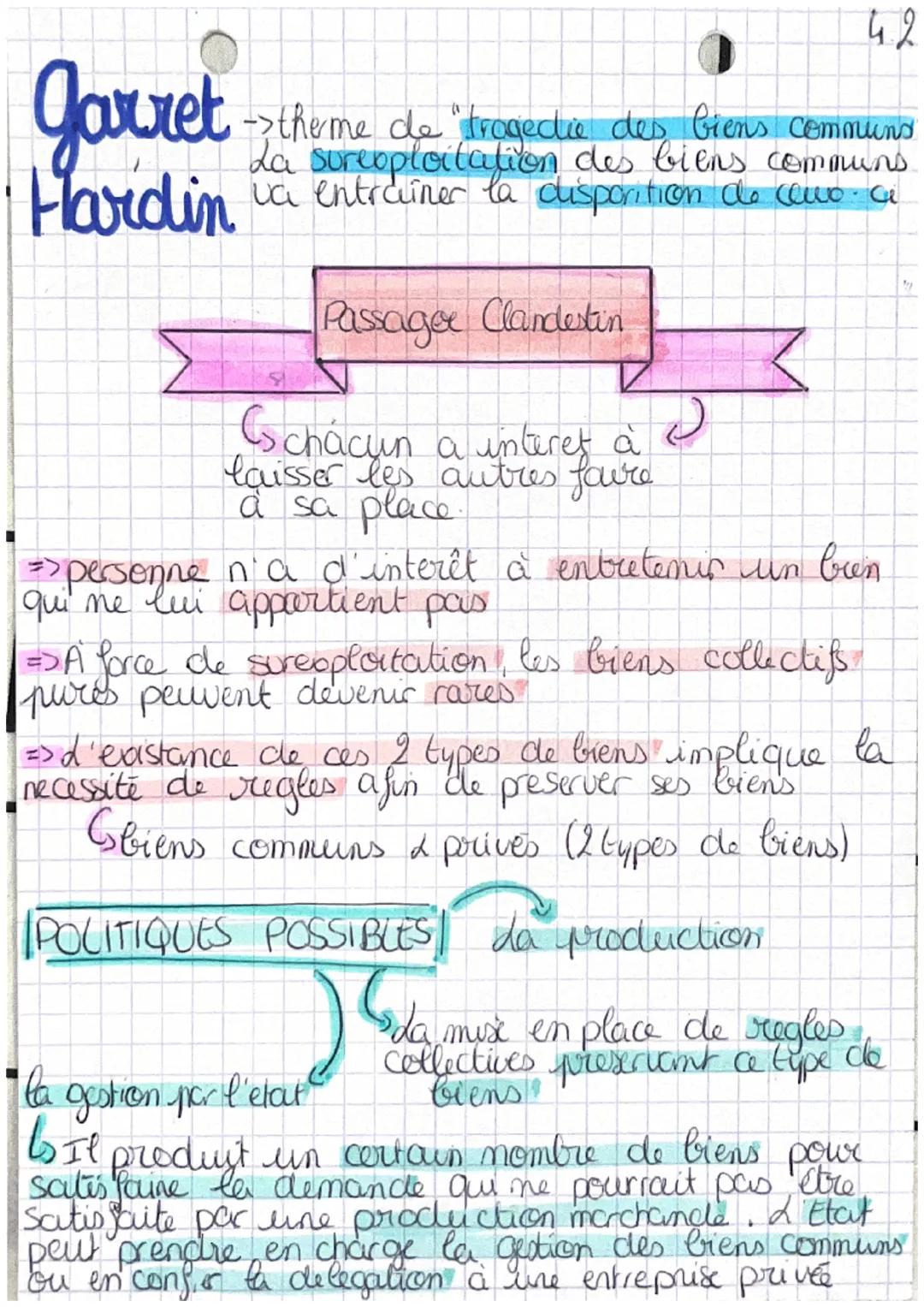 chap 4 les principales
défaillances du marché
Definitions
• externalite
4.1
consequence de l'activité de
consomation ou de production
d'un a