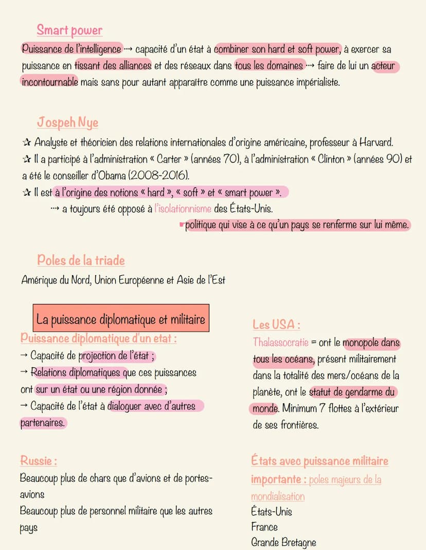HGGSP 1°
2021-2022 Analyser les dynamiques des puissances internationales :
Intro:
Relations Internationales
Rapports de forces entre les pu