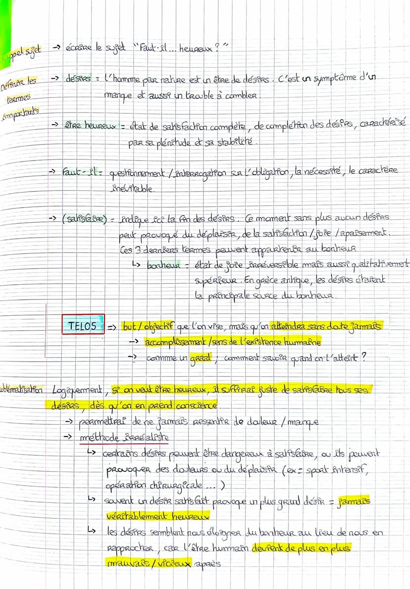 Anmorce
Notion 1-
Le Bonheur.
=> Faut-it satisfaire tous ses désires.
pour
être heureux
--> Mythe d'IcaRe, mythologie grecque.
Résumé: Dédal