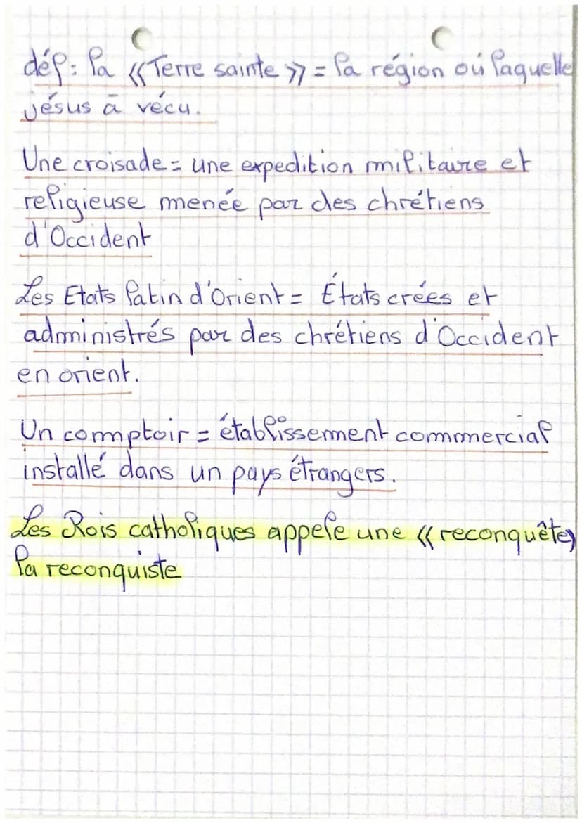 Histoire.
Les contacts entre chrétiens et
Musulmans en Méditerrannée
A) Aux X1² siecle, les Turcs menacent
P'Empire Byzantin, les chrétiens 