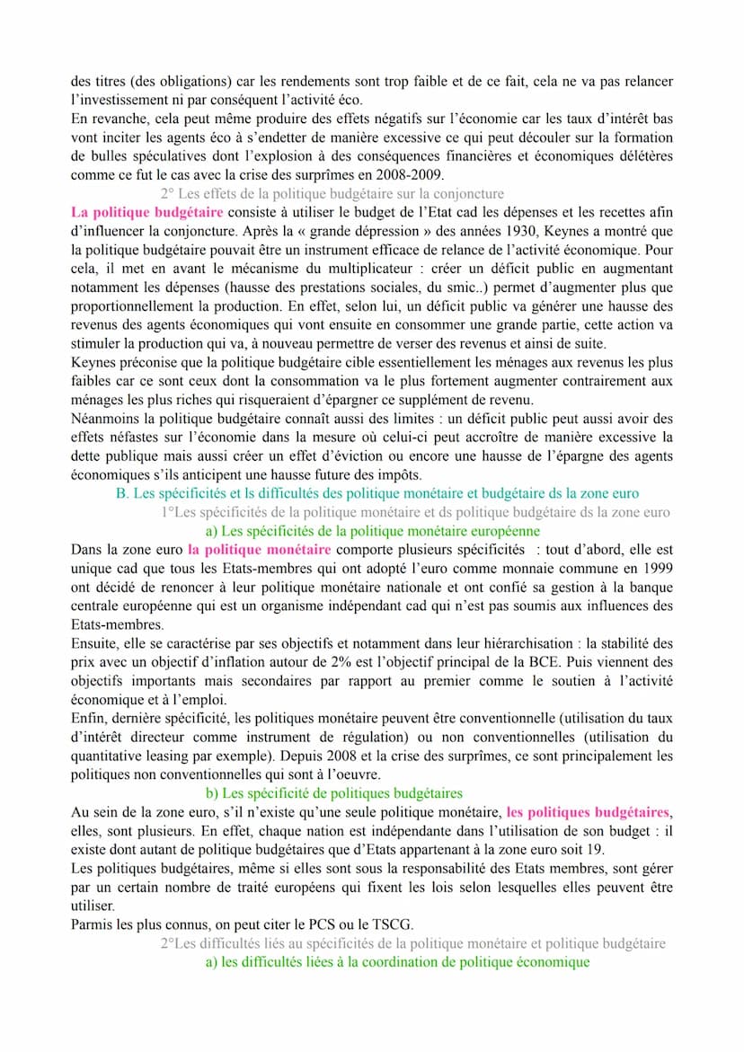 CHAPITRE 6. L'EUROPE, QUELLES POLITIQUES ECONOMIQUES DANS LE
CADRE EUROPEEN?
I. Les grandes caractéristiques de l'intégration européenne et 