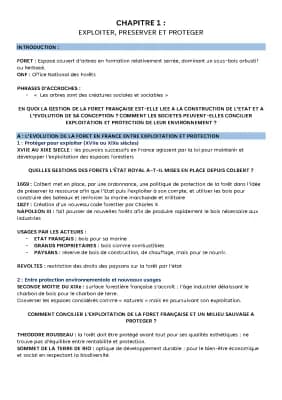 Know résumé environnement chap 1, 2 et conclusif thumbnail