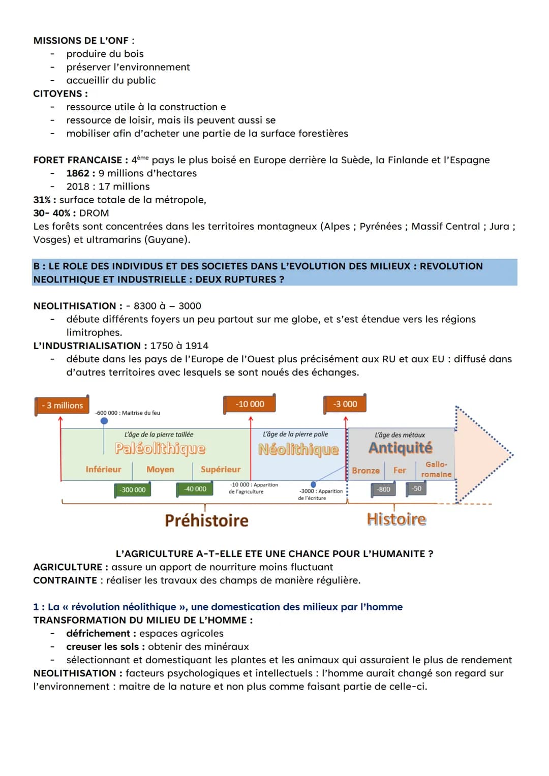 INTRODUCTION :
CHAPITRE 1:
EXPLOITER, PRESERVER ET PROTEGER
FORET : Espace couvert d'arbres en formation relativement serrée, dominant un so