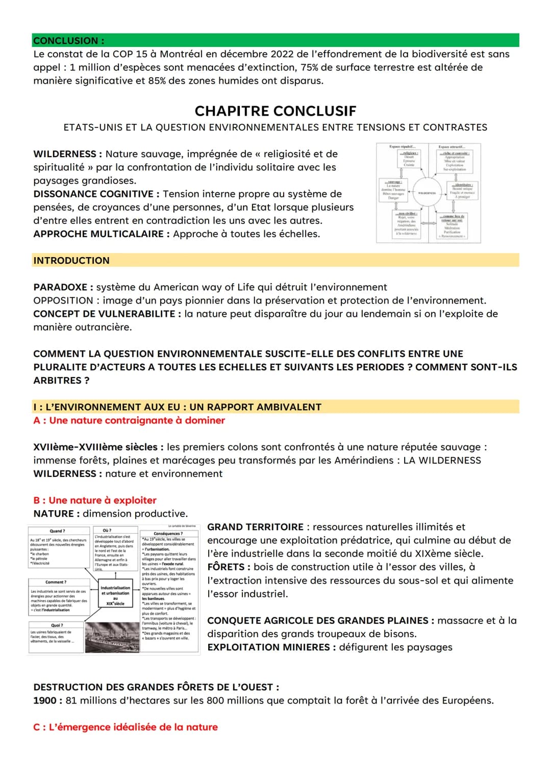 INTRODUCTION :
CHAPITRE 1:
EXPLOITER, PRESERVER ET PROTEGER
FORET : Espace couvert d'arbres en formation relativement serrée, dominant un so
