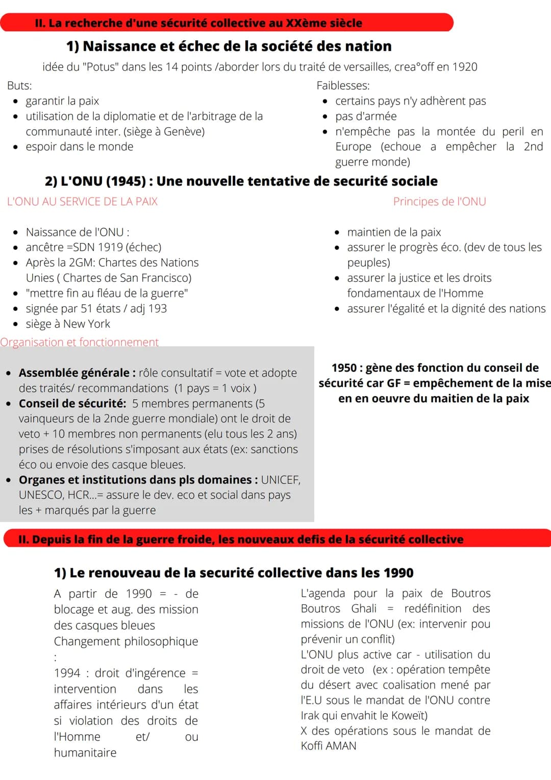 FAIRE LA GUERRE, FAIRE LA PAIX
Le défi de la construction de la paix
Axe 2
17ème siècle: accords de paix entre les etats = construction des 