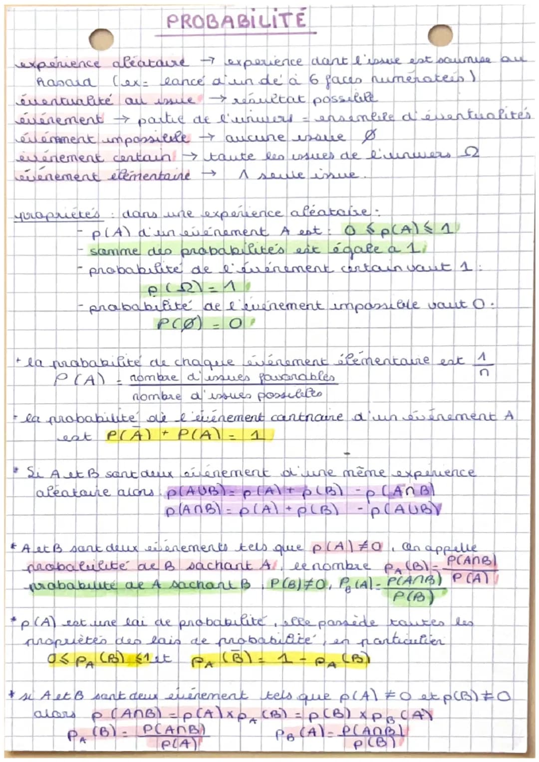Comprendre les probabilités : événements indépendants et lois de probabilité