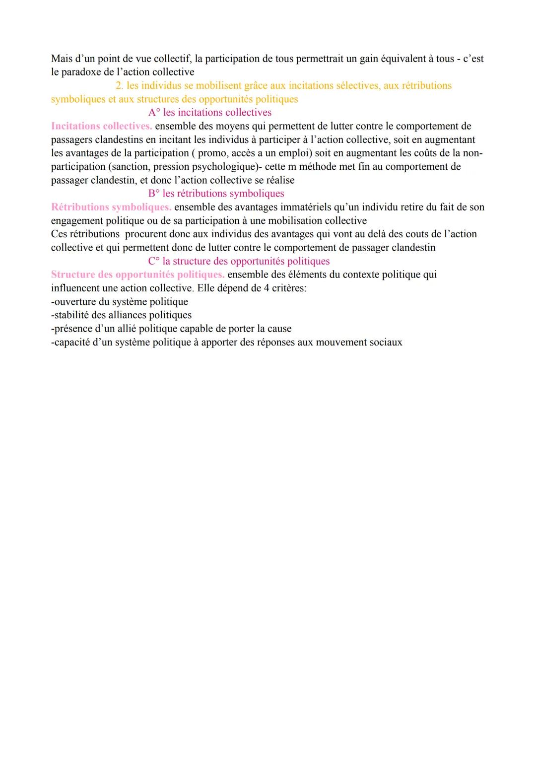 # CHAPITRE 3. L'engagement politique au sein d'une société
démocratique

1. L'ENGAGEMENT POLITIQUE ET LACTION COLLECTIVE PRENNENT DES FORMES