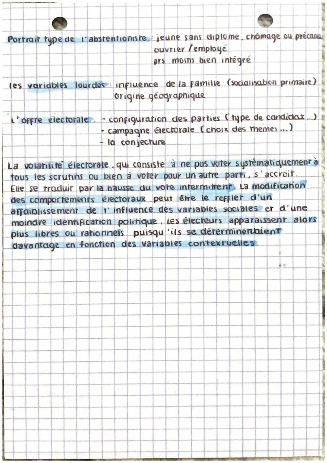 voter une affaire individuelle ou collective
le fait de ne pas voter
Abstention:
L'abstention croissante pourrait s'expliquer par une perte 