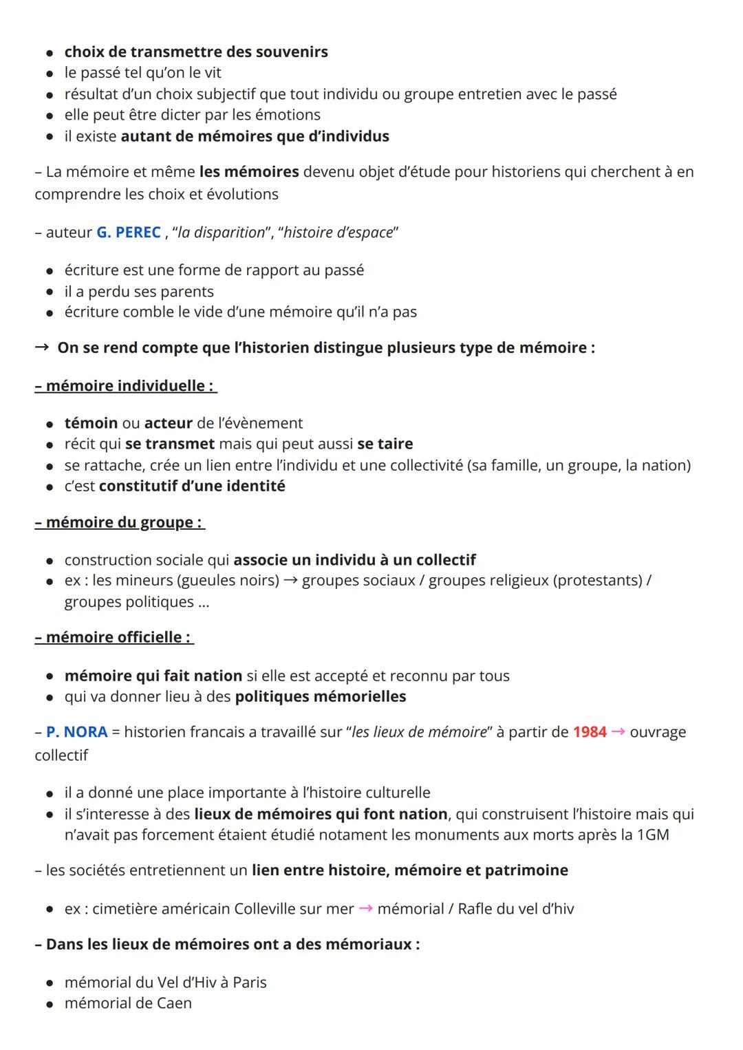 # Thème 3: Histoires
et mémoires

# Chapitre introductif : Histoire et mémoire /
Histoire et justice

# I - Histoire et Mémoire

→ article L