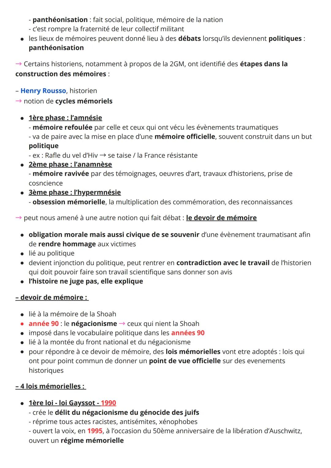 # Thème 3: Histoires
et mémoires

# Chapitre introductif : Histoire et mémoire /
Histoire et justice

# I - Histoire et Mémoire

→ article L