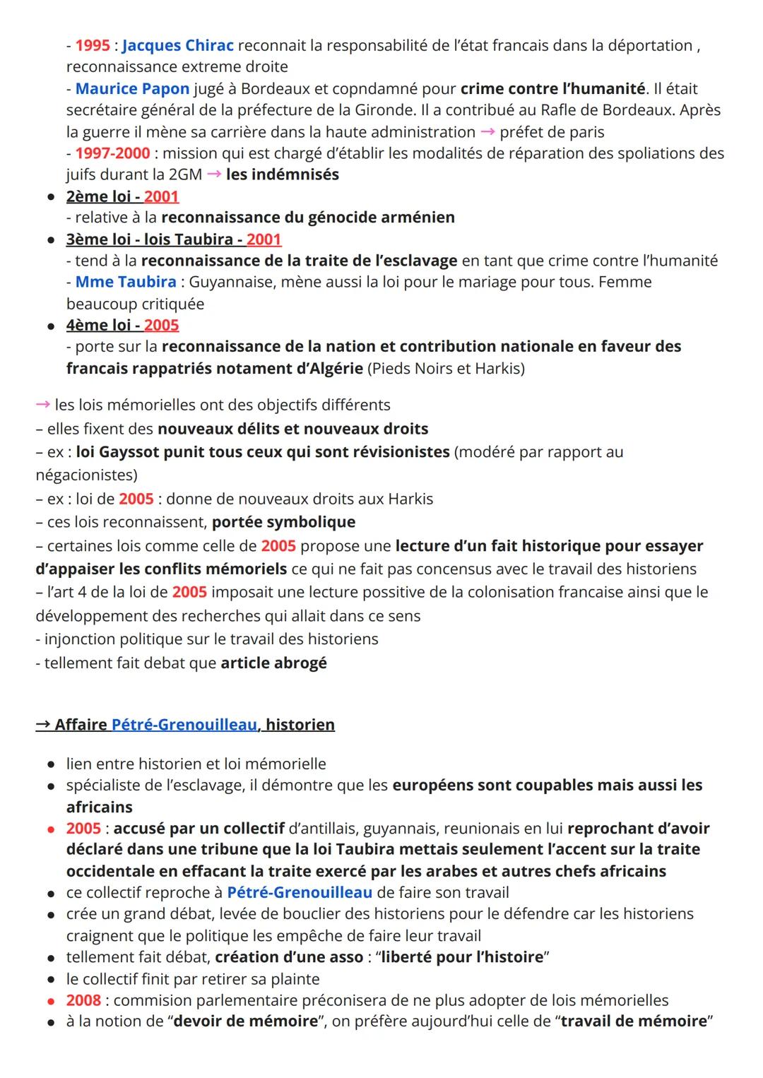 # Thème 3: Histoires
et mémoires

# Chapitre introductif : Histoire et mémoire /
Histoire et justice

# I - Histoire et Mémoire

→ article L