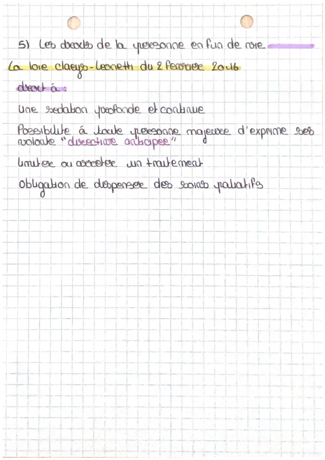 SMS & La fin de vie et
la
morel
W la mort
La mort biologique : Powe etablise le constat de la
mont est l'aroedt definitif de toate acticoute