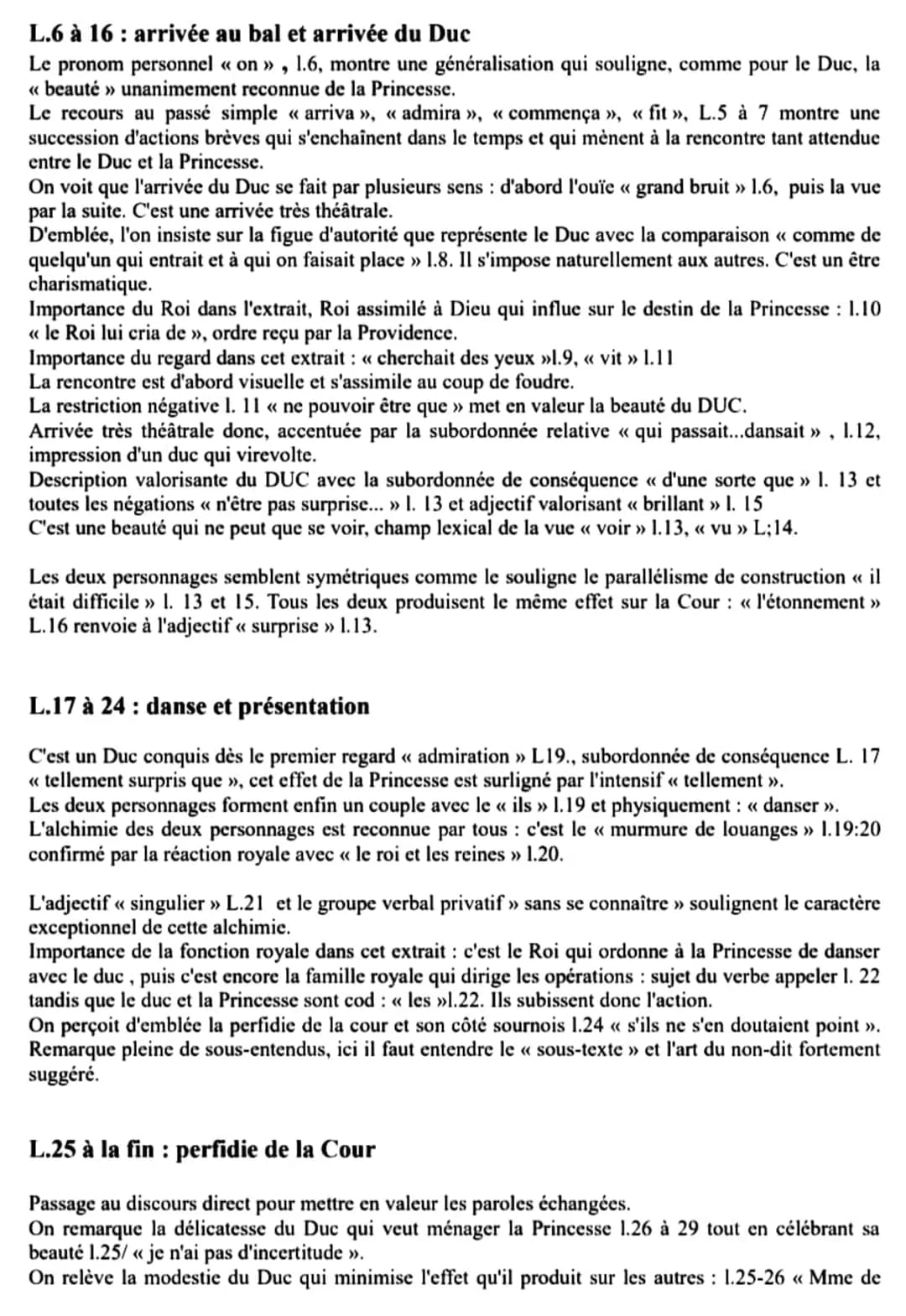 ●
Explication linéaire texte 2, La Princesse de Clèves
- La Princesse de Clèves : parue en 1678
roman historique : l'intrigue a lieu sous le