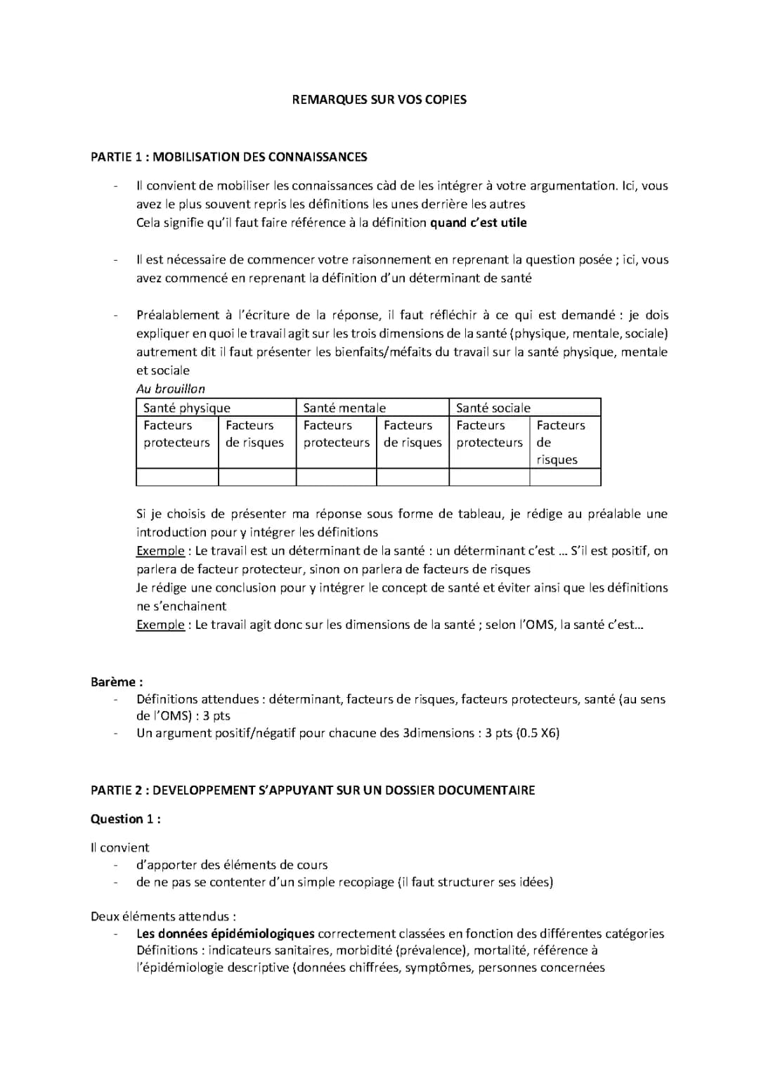 Comment bien réussir son sujet bac en ST2S.