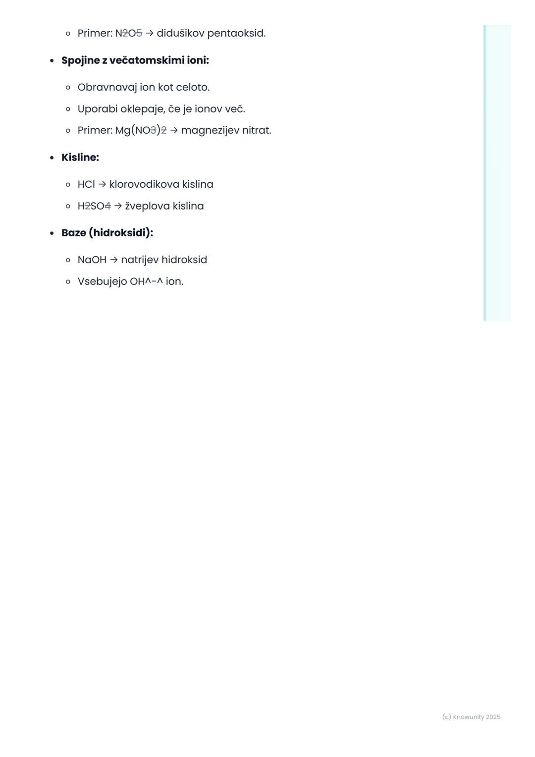 # Kemijske formule in
poimenovanje

Uvod v kemijske formule

Kemijske formule so kot abeceda v kemiji. Z njimi na kratek in enostaven
način 