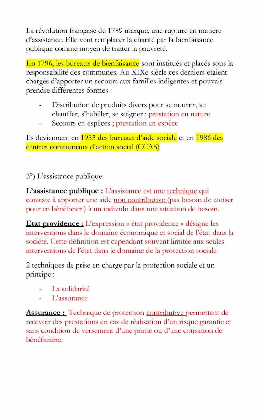 STSS
Chapitre 6: Politique sociales : Une action sociale en
direction des usagers
I/politiques sociales et principes de solidarité
A. Défini