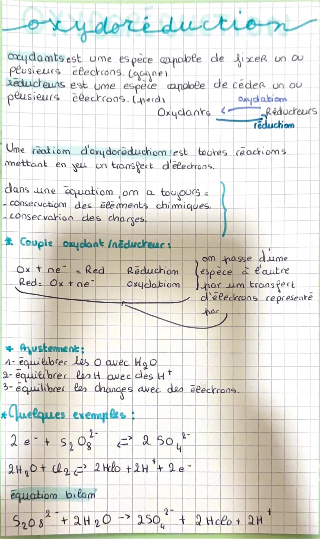 oxydoréduction