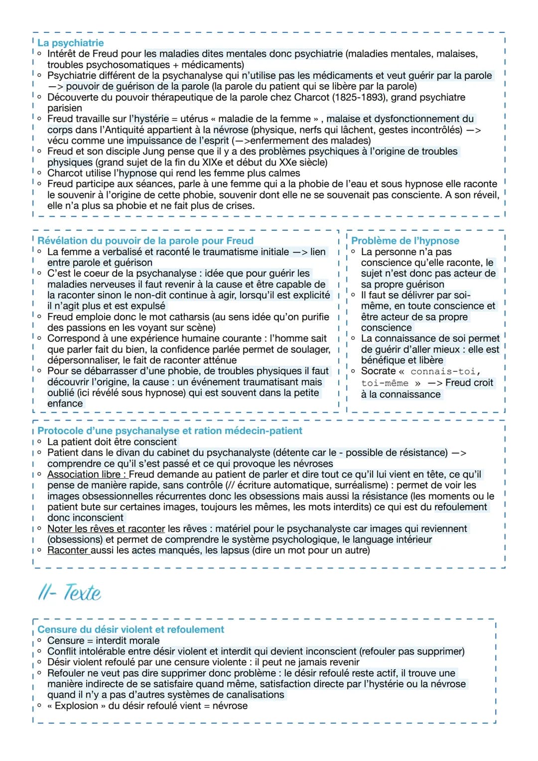 Catharsis et psychanalyse
philosophie
Introduction
I Etymologie
1o Analyse de l'esprit, de l'âme: psychanalyse = psyché (en grec) -> âme, es
