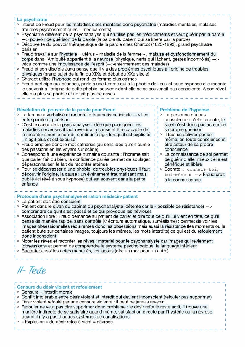 Catharsis et psychanalyse
philosophie
Introduction
I Etymologie
1o Analyse de l'esprit, de l'âme: psychanalyse = psyché (en grec) -> âme, es