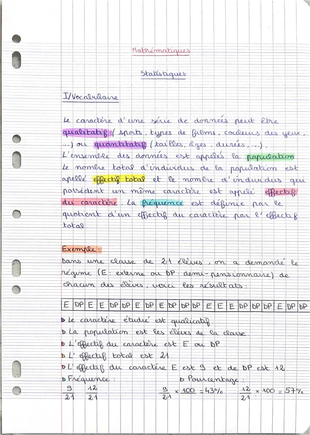 Statistiques 