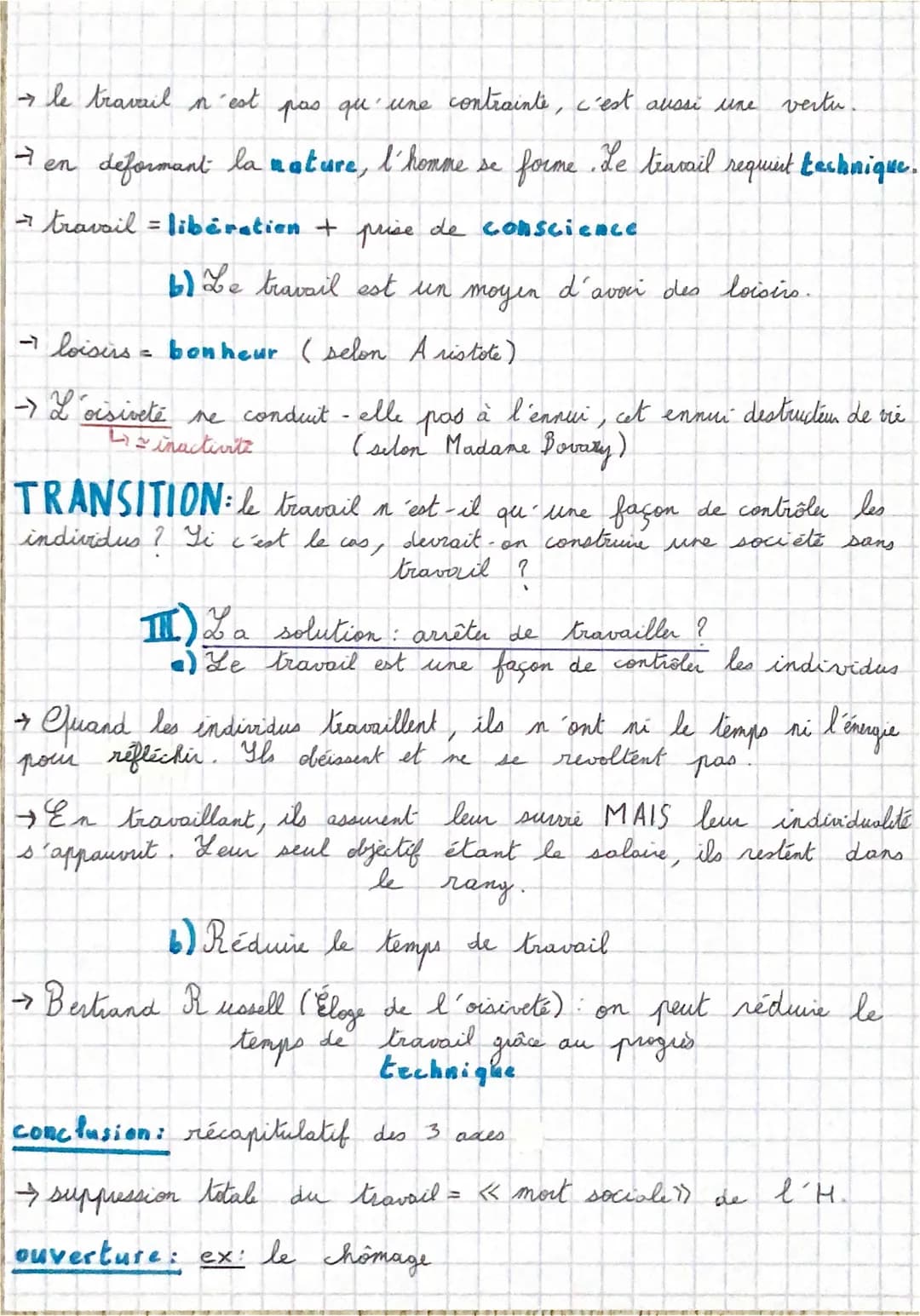 DISSERTATION SUR LE TRAVAIL
Pourquoi travailler ?
type
-étymologie du mot
intro: -amorse
<< travail »
problématique:
- faire le lien entre t