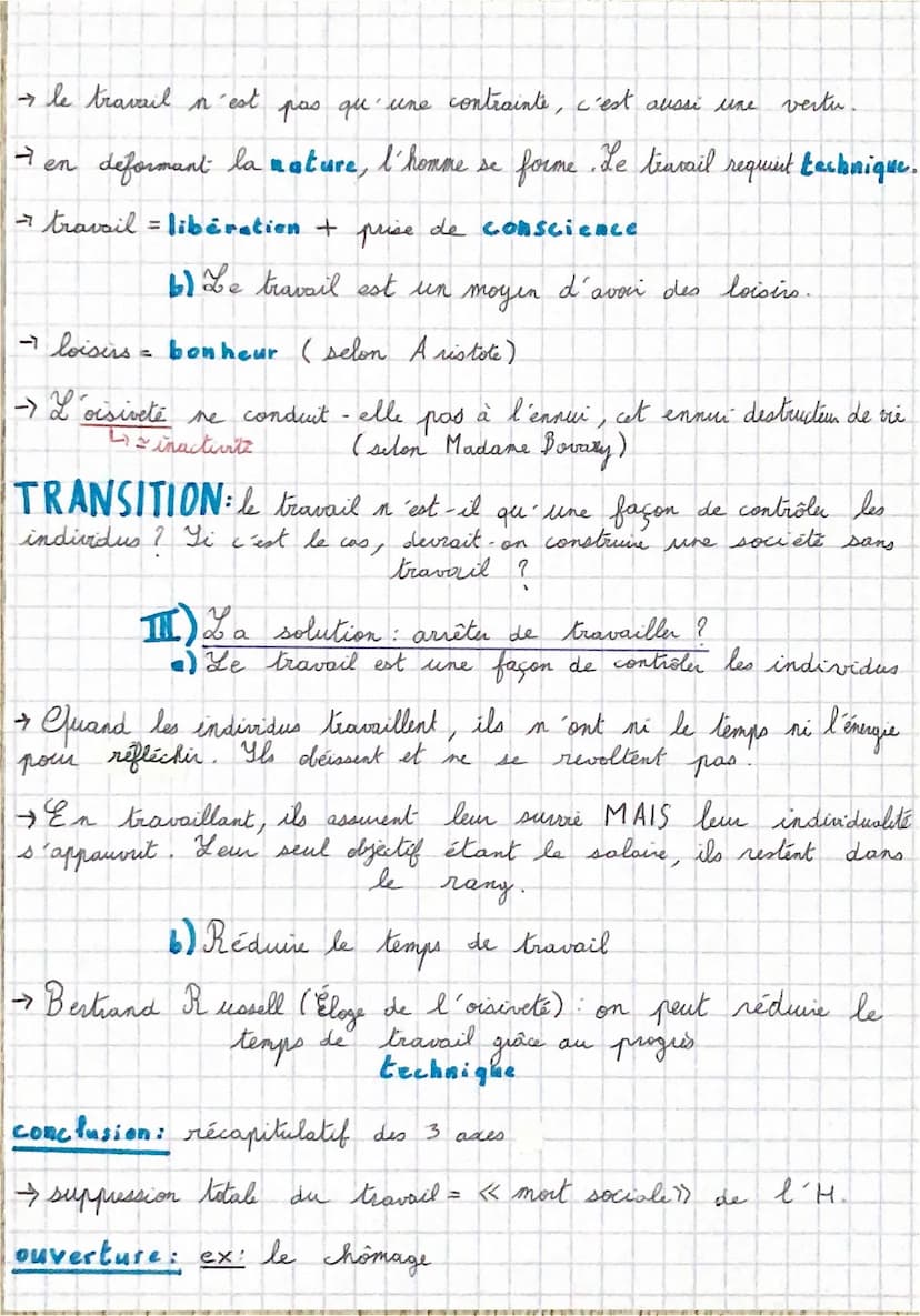 DISSERTATION SUR LE TRAVAIL
Pourquoi travailler ?
type
-étymologie du mot
intro: -amorse
<< travail »
problématique:
- faire le lien entre t