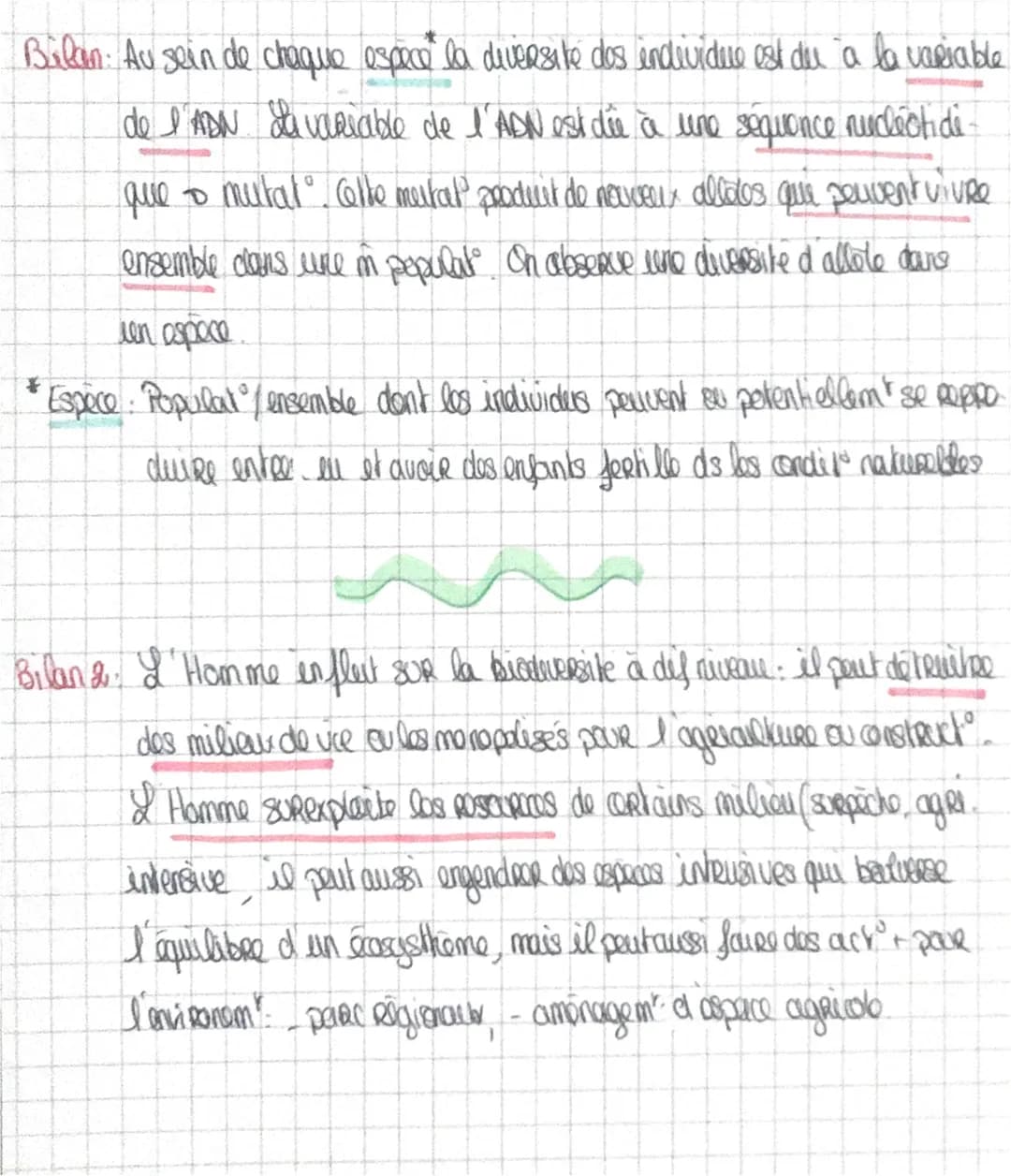 A
Chapitro 3. La Biodiversi ké
Resultat et étape de
I'évolution
dos acosysthemes (: ToRet Deseel, Ocian
á 3 biodiversite's to dos especes (=