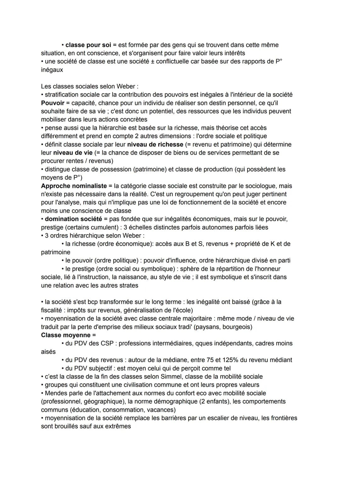 Structure social = désigne le fait que la société est constitué de plusieurs groupes sociaux
différenciés et hiérarchisés (stratification so