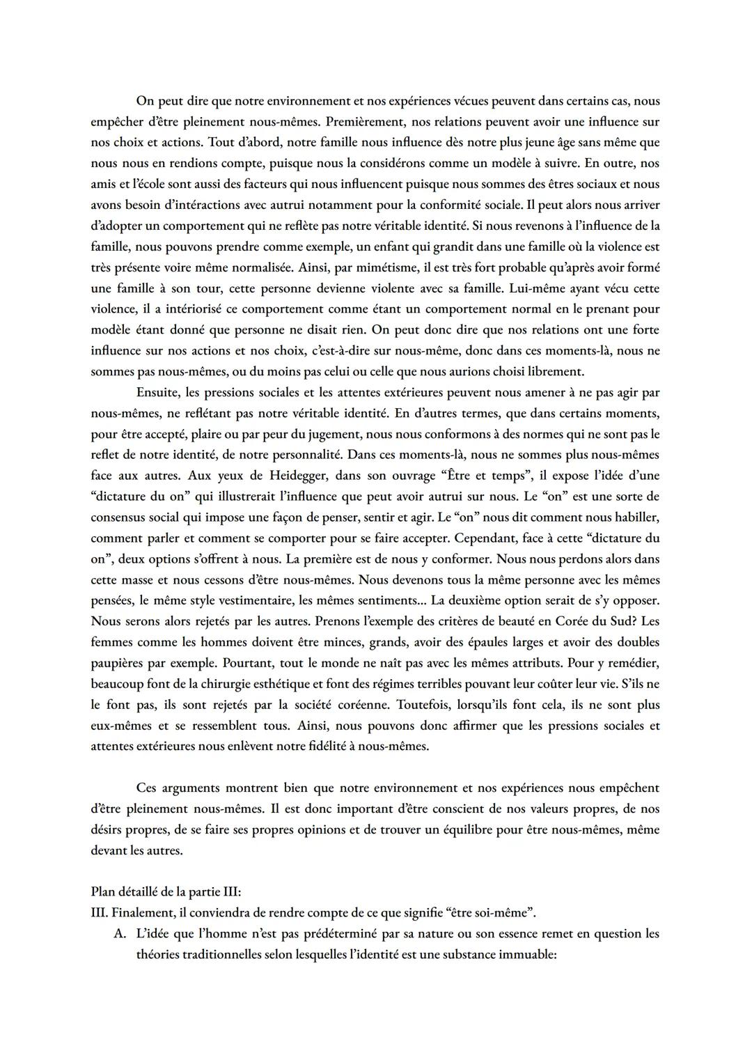 # Dissertation de philosophie: Peut-on ne pas être soi-même?

La dissertation est rédigée presque entièrement mais toutes les idées sont pré