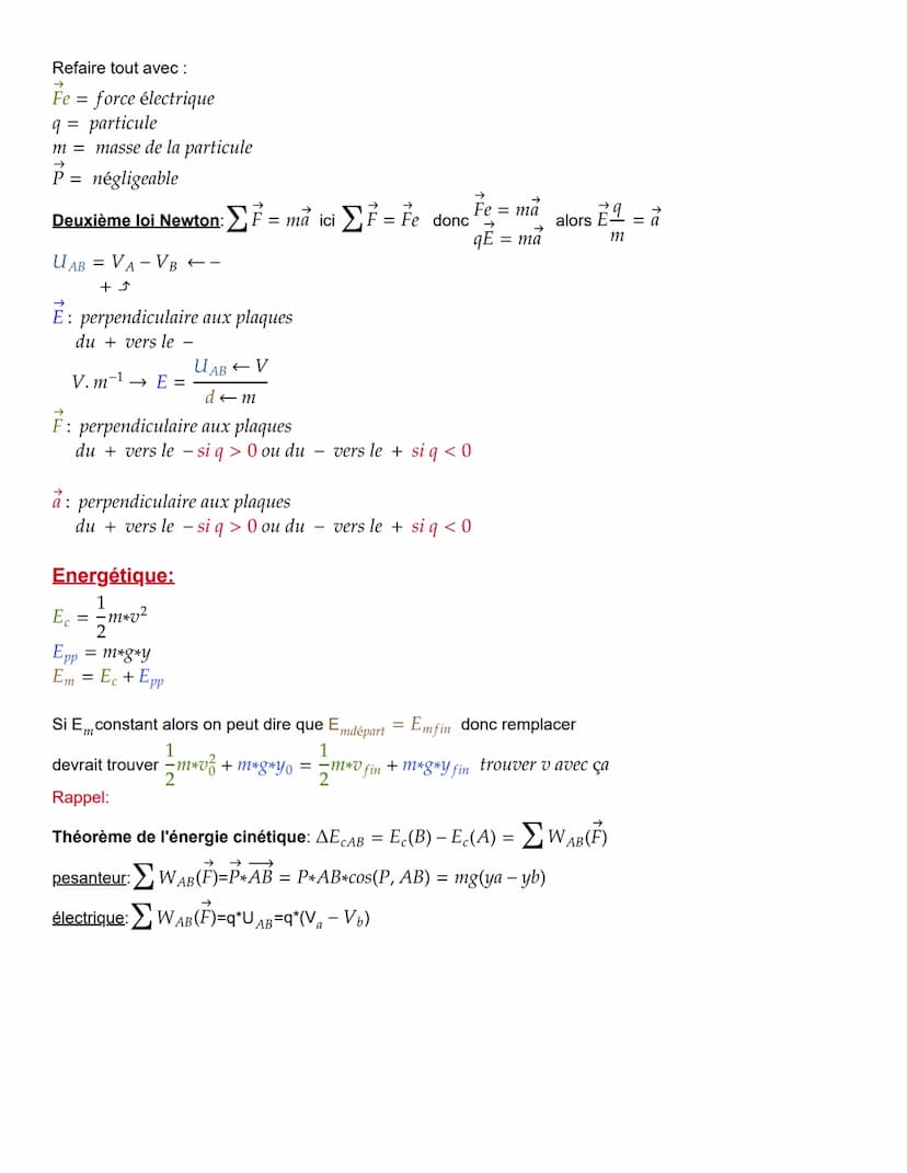 Champ de pesanteur:
→
Deuxième loi Newton: 7 = ma ici Σ7 = P donc
Déduire
| ax = 0
| ay = - g
| a₂ = 0
Ensuite a =
dom
dt
do
dt
donc y(x)=
y