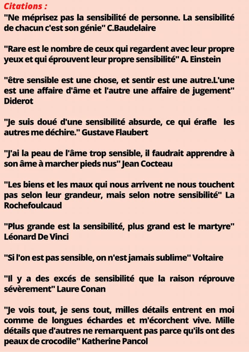 ▼
Les expressions de la sensibilité
Exprimer :faire sortir quelque chose d'interieur à
l'extérieur
sensibilité: attachement à quelque chose,
