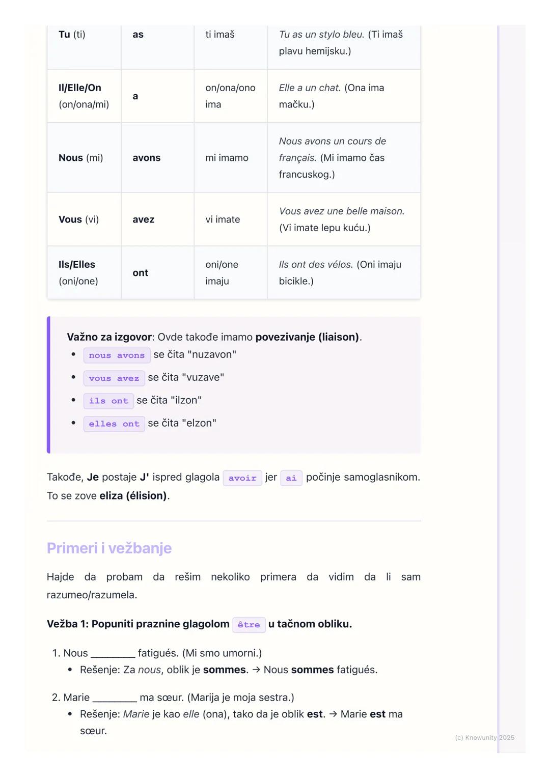 # Glagoli 'être' i 'avoir' u
prezentu

Uvod u glagole être i avoir

Glagoli être (biti) i avoir (imati) su najvažniji glagoli u francuskom j