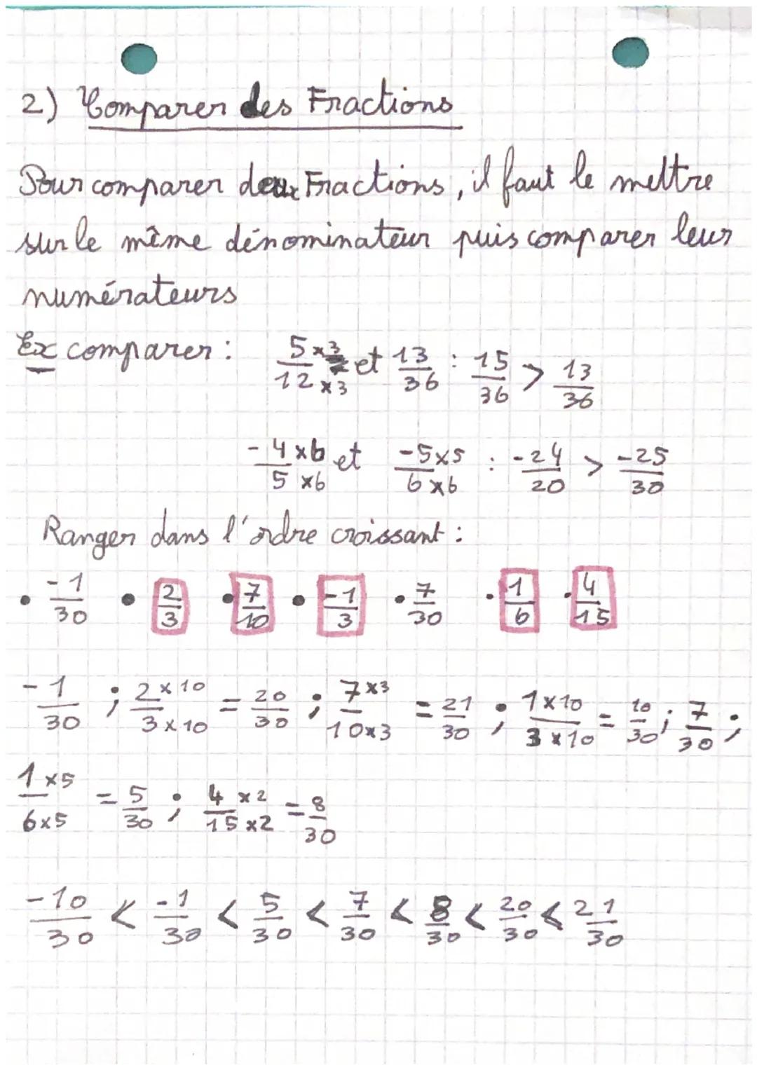 # Mathématiques

IF Les Fractions

Le quotient de deusc nombres entiers a et b
peut s'écrire sous la forme d'une fractions
a est le numérate