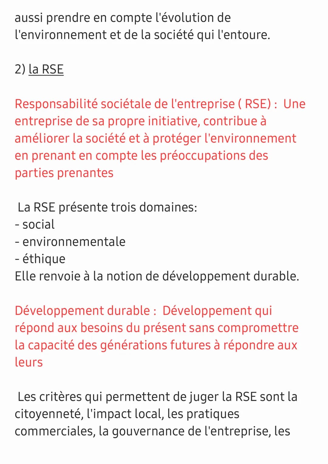 Chapitre : la finalité de l'entreprise et la
performance
1) Finalité » But > objectif
La finalité de l'entreprise: c'est la raison d'être de