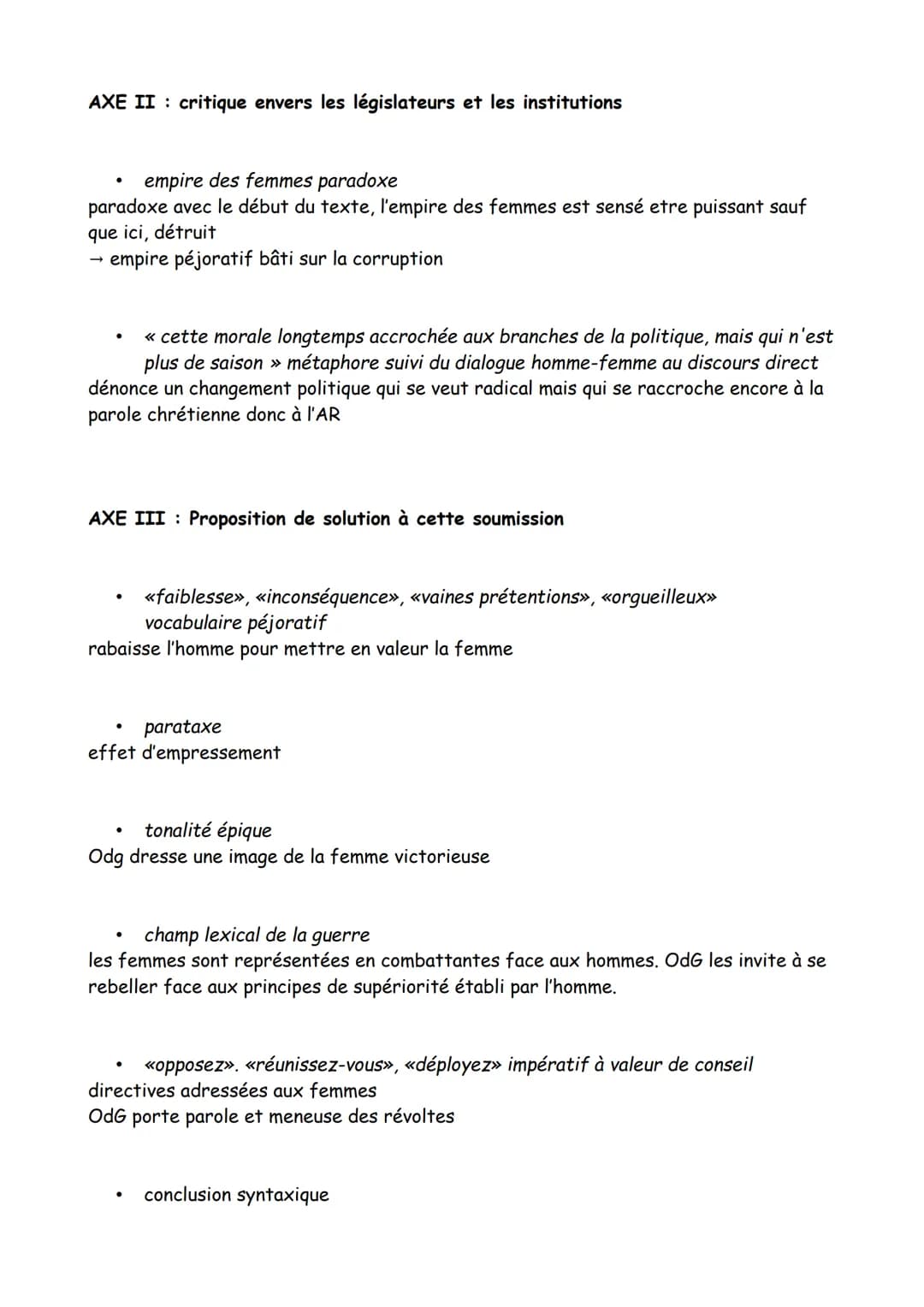 LITTÉRATURE D'IDÉE
Extrait du Postambule de la DDFC
INTRODUCTION
La DDFC est un recueil de textes écrit par OdG et publié en 1791. OdG y fai