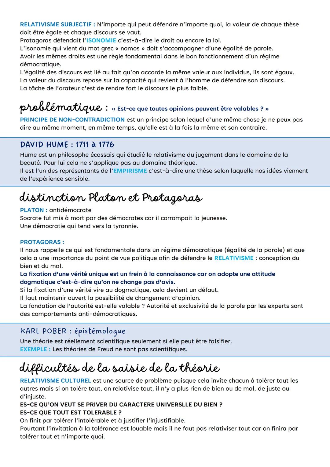 la vérité est-elle subjective ?
PROTAGORAS
PROTAGORAS: 490 av. JC à 420 av. JC
Protagoras est un SOPHISTE qui transmet et vend ses connaissa