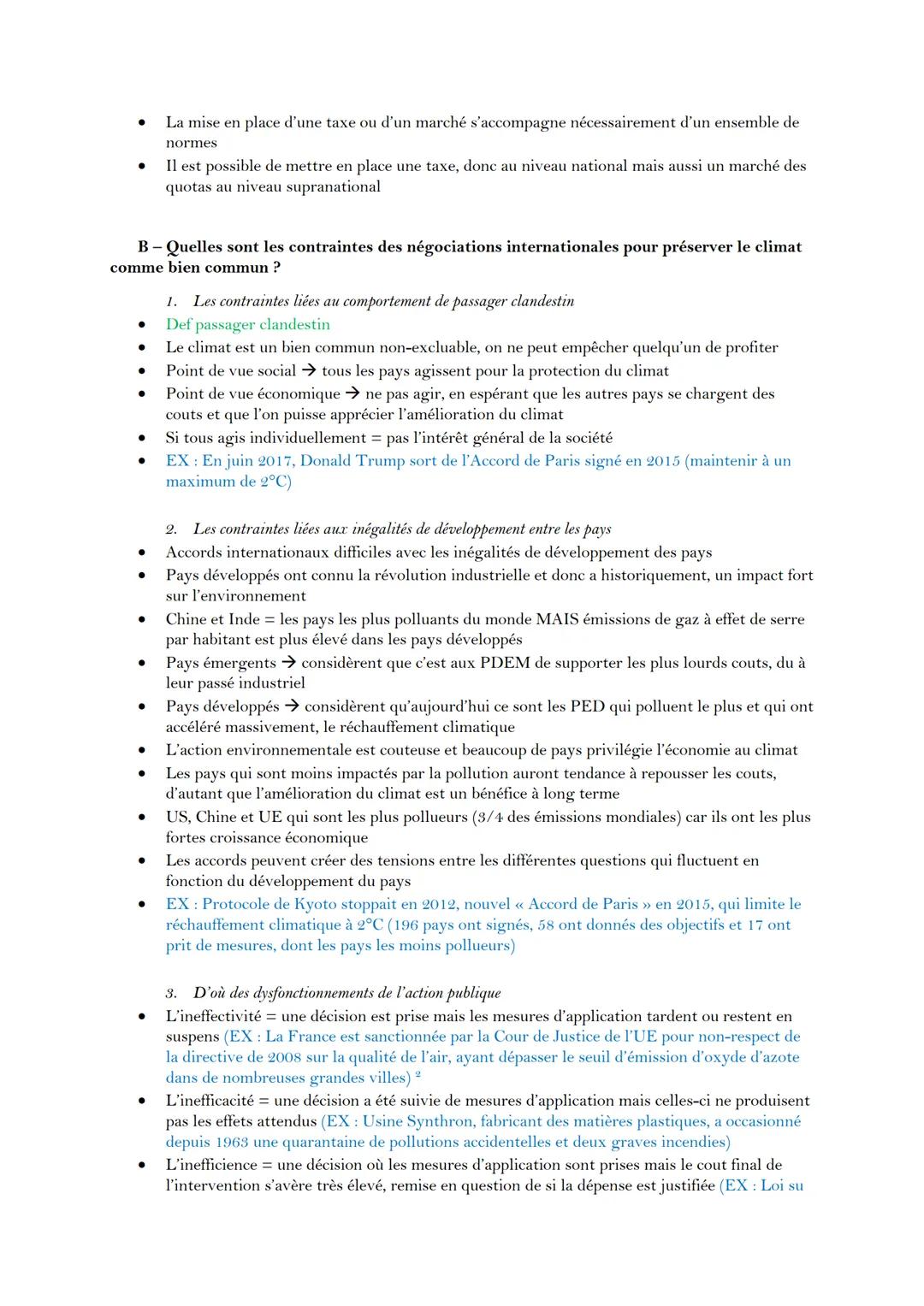 # PLAN: QUELLE ACTION PUBLIQUE POUR
L'ENVIRONNEMENT?

I - Comment se construit l'action publique environnementale ?

A + B- Des acteurs mult