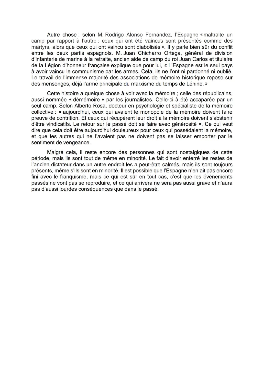 L'Espagne franquiste
C'est la fin de la guerre civile d'Espagne qui a fait faire tourner la page du
franquisme aux espagnols. A partir de la