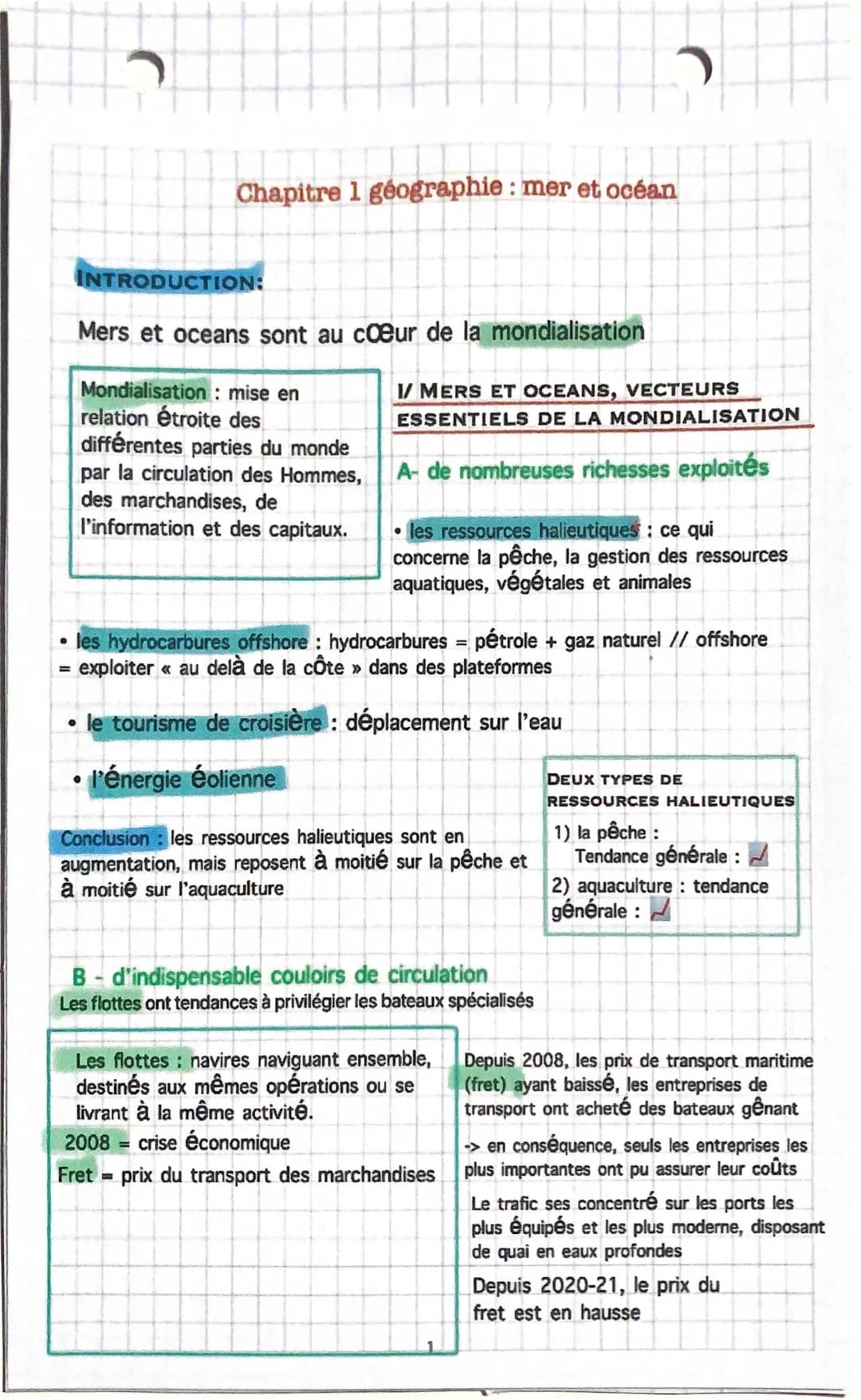 Mers et Océans : Mondialisation et passages stratégiques
