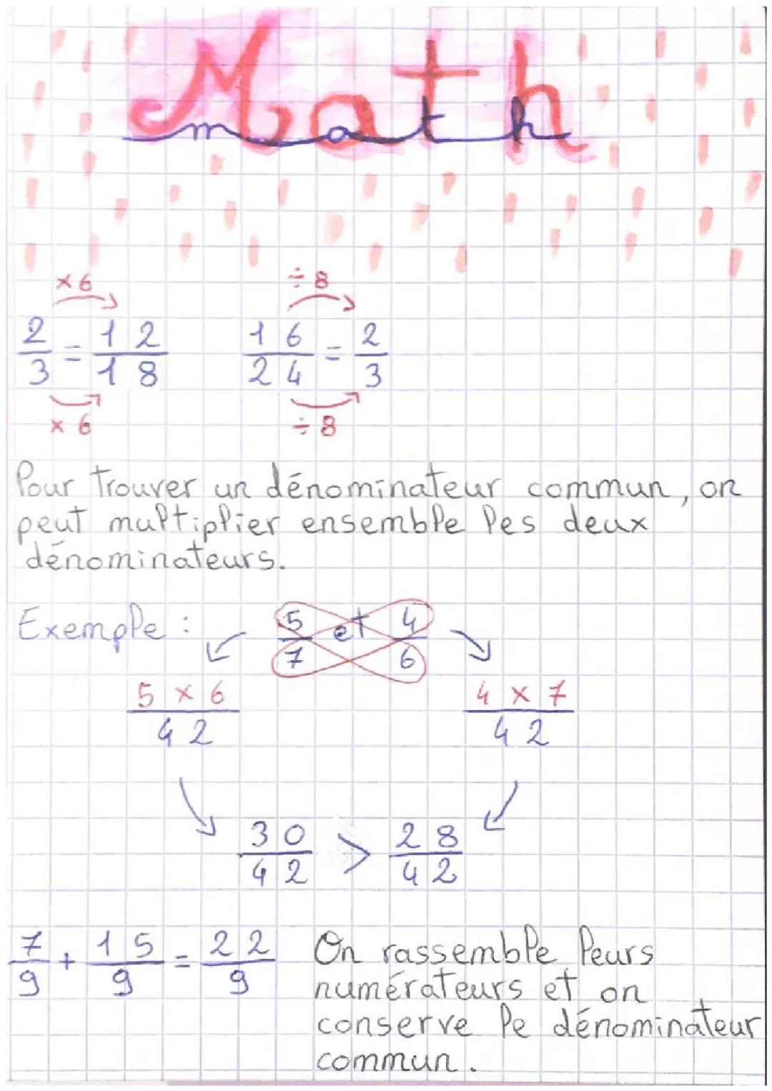 Nombres relatifs en écriture fractionnaire