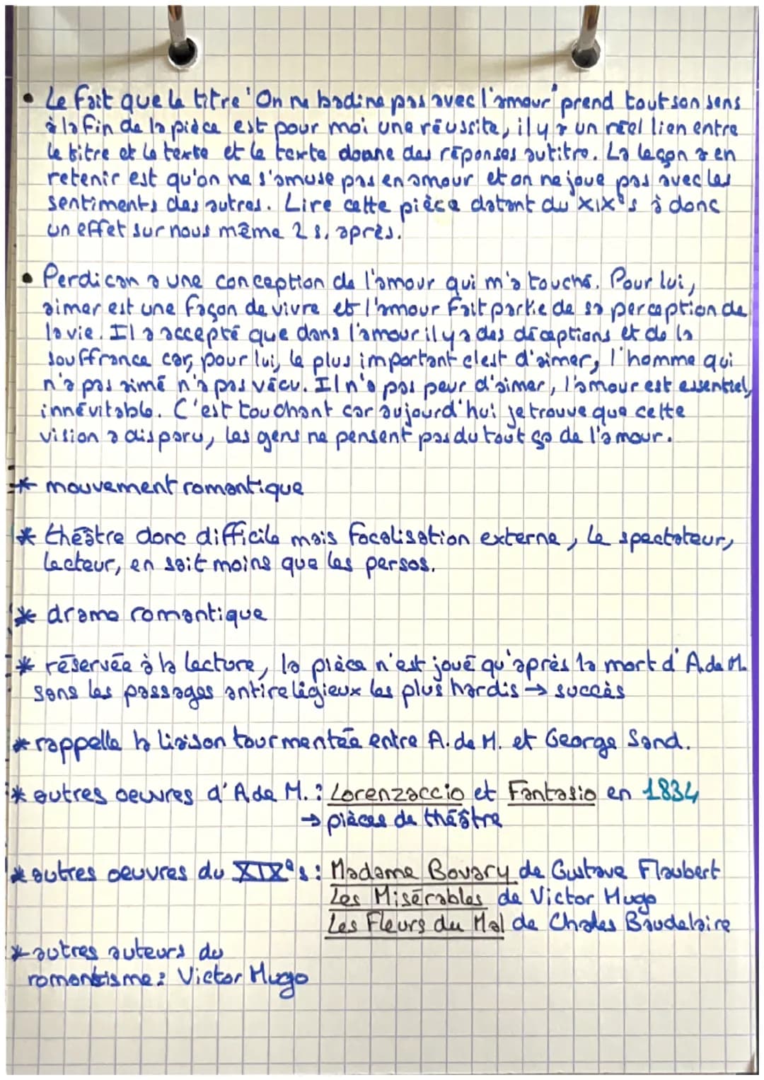 Résumé:
Cette pièce de théâtre en 3 actes met en scène 2 cousins: Perdicen
et Camille. L'action commence au retour de ces 2 cousins: Camille