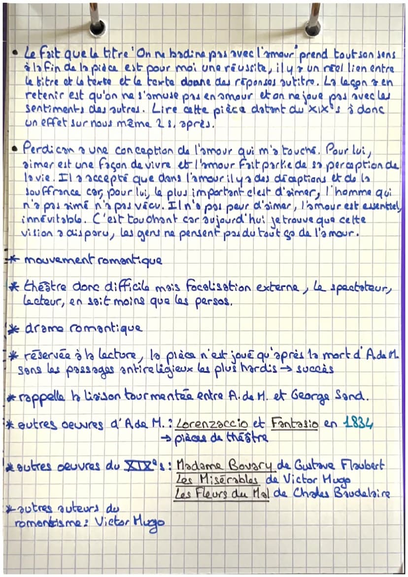 Résumé:
Cette pièce de théâtre en 3 actes met en scène 2 cousins: Perdicen
et Camille. L'action commence au retour de ces 2 cousins: Camille